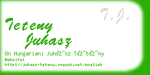 teteny juhasz business card